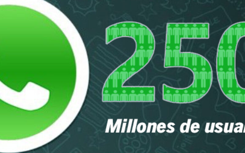 WhatsApp supera los 250 millones de usuarios