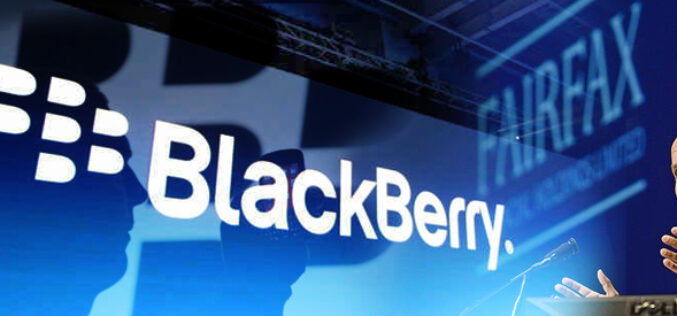 Fairfax planea adquirir a BlackBerry antes de noviembre