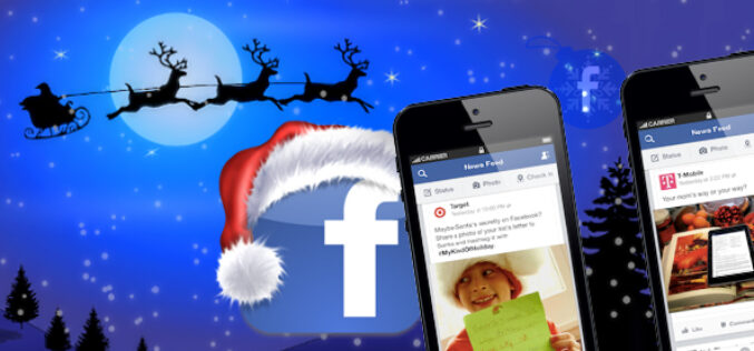 Facebook presenta campanas navidenas
