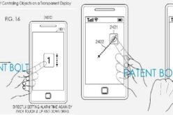 Samsung patenta las pantallas transparentes con control en la parte trasera