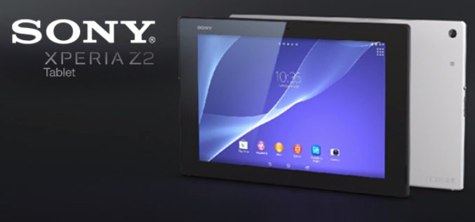 Xperia Z2, tableta resistente al agua