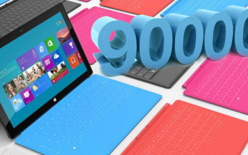 Microsoft ha vendido casi 900,000 Surfaces