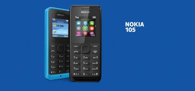 Nokia 105 smartphone de Microsoft de 20 dólares y aguanta 35 días