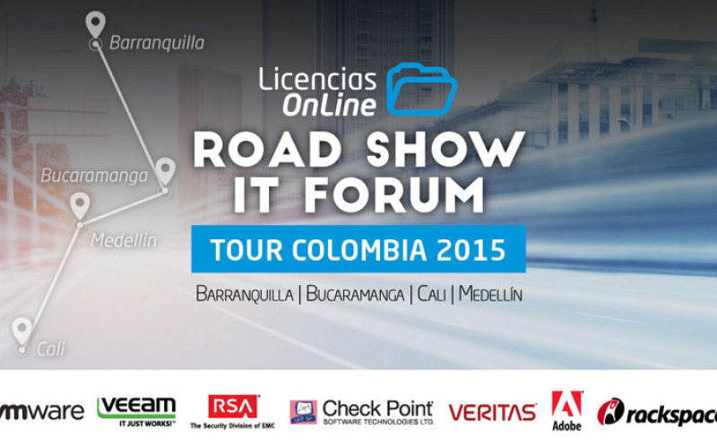 Licencias Online invita al Road Show IT Forum Tour Colombia 2015