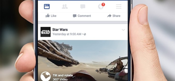 Facebook actualiza la función video 360
