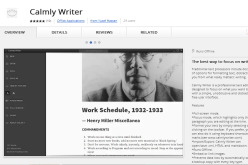 Calmlywriter un editor de texto minimalista