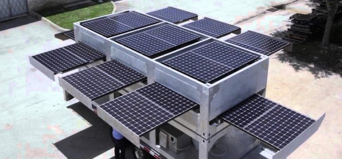 Ecos PowerCube, energía solar en un contenedor