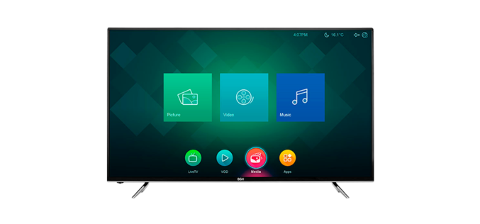 BGH amplía su familia de Smart TV con un nuevo modelo 43”