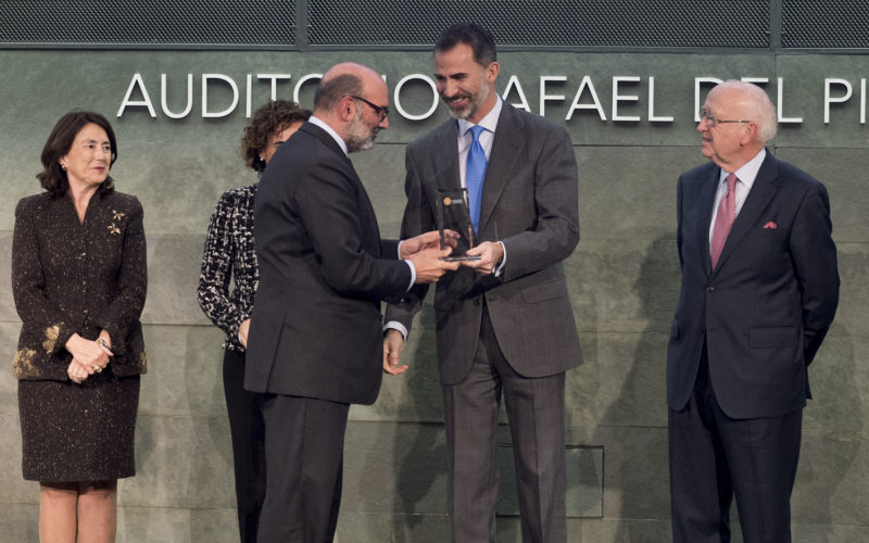 Indra galardonada como empresa solidaria en los premios Codespa