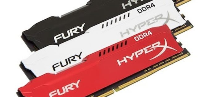 HyperX expande su línea de memoria FURY DDR4 con overclocking automático plug-and-play de hasta 2666MHz