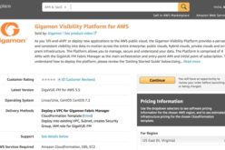 Amazon Web Services (AWS) pone a disposición la plataforma de visibilidad de Gigamon en su marketplace