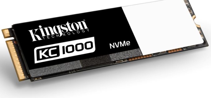 Kingston presenta KC1000 SSD para satisfacer las necesidades más exigentes de los entusiastas