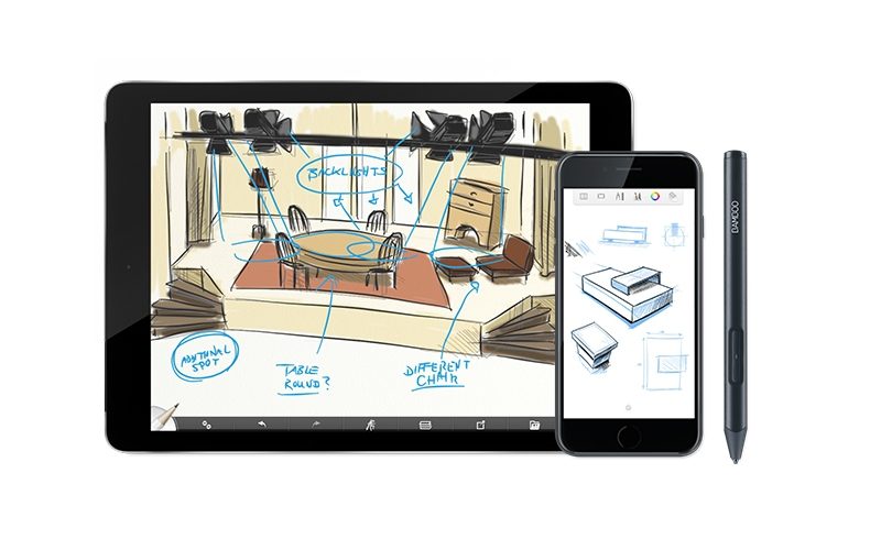 Bosquejos y dibujos en dispositivos iOS con el nuevo lápiz digital Bamboo Sketch