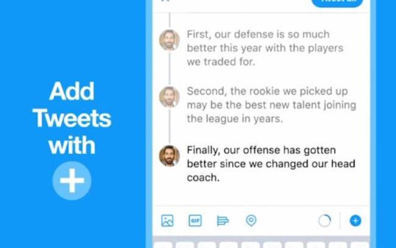 Twitter ahora permite enlazar twets en forma de hilos de conversación