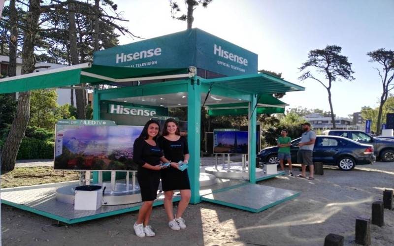 Hisense dice presente en la Costa Atlántica