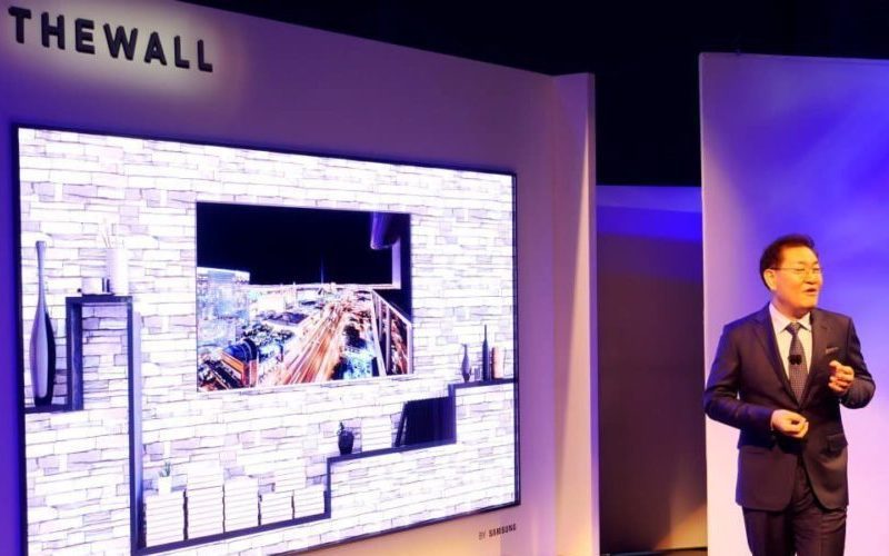 CES 2018: Samsung presentó “The Wall”, el primer TV modular MicroLED de 146 pulgadas