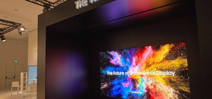 Samsung presentó en ISE 2018 The Wall Professional para enriquecer la presentación de contenidos comerciales