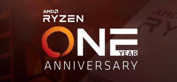 AMD celebra el primer aniversario del lanzamiento Ryzen