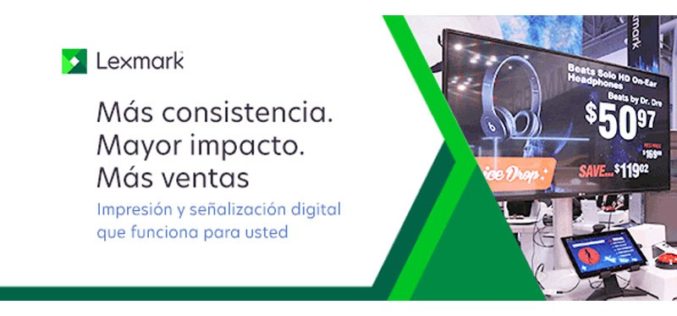 Lexmark lanza una solución mejorada de Print and Digital Signage para Retail