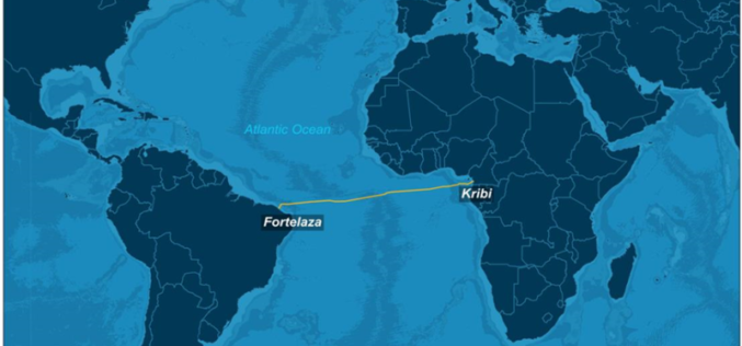 África y América del Sur quedan totalmente conectados a través de una red de fibra óptica submarina