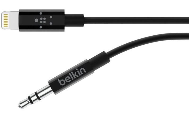 Belkin añade el cable de audio de 3.5 mm con conector lightning a su portafolio de audio digital