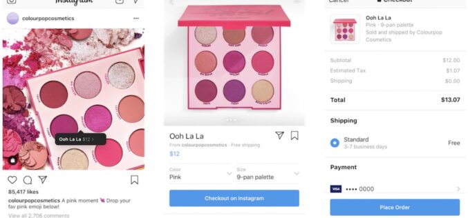 Instagram agrega opción de pago para impulsar las compras