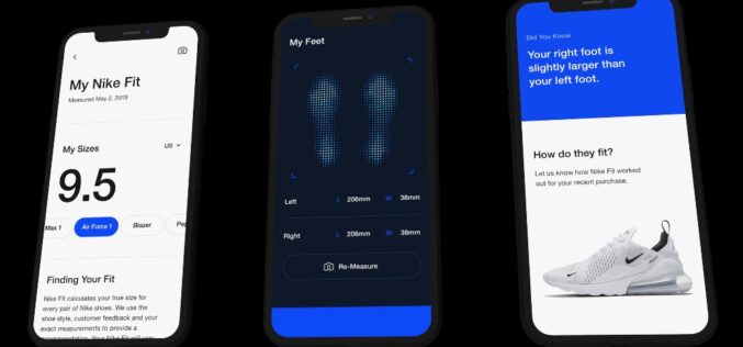 Nueva app de Nike usa AR para medir los pies y vender los zapatos