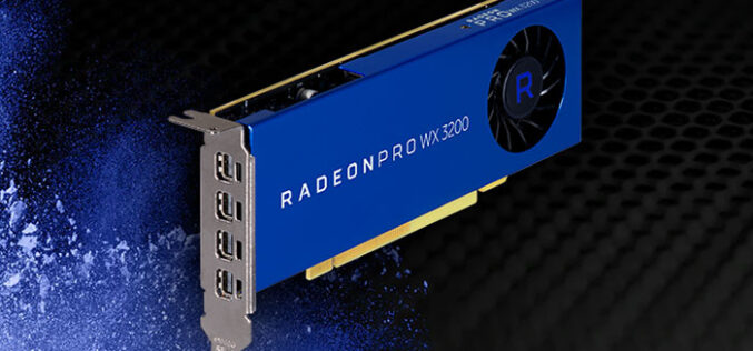 AMD Radeon Pro WX 3200: una GPU potente y de formato pequeño para profesionales de CAD