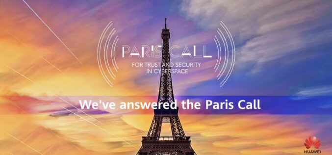 Huawei se unió al “Llamado de París” para garantizar la seguridad en el cyberespacio