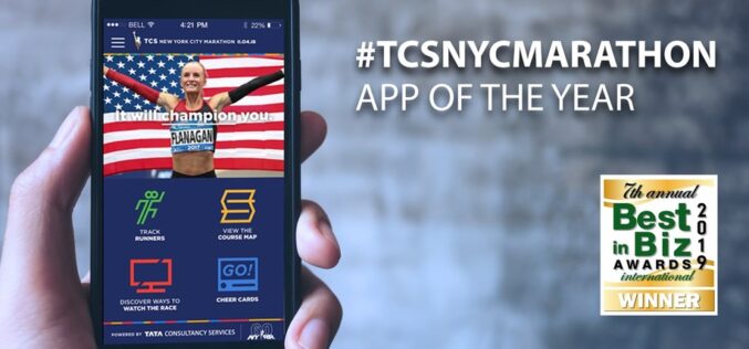 La aplicación de TCS para la Maratón de Nueva York gana el oro en los premios Best in Biz Awards 2019 International
