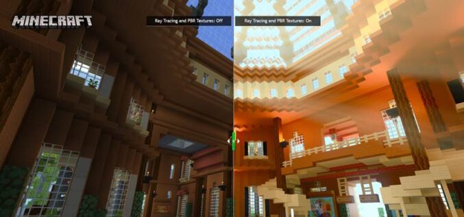 NVIDIA presenta un adelanto de los nuevos mundos trazados con rayos en Minecraft