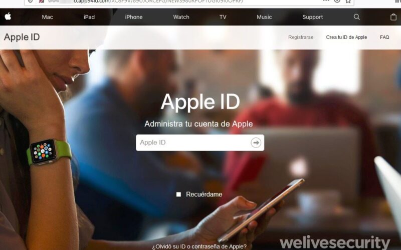 Engaño busca robar el ID de iCloud y datos financieros de los usuarios