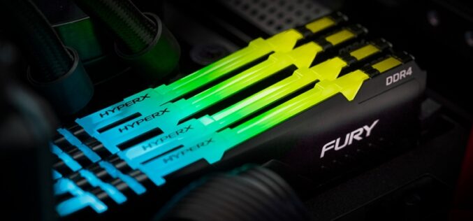 HyperX anuncia extensión de la línea de memoria FURY DDR4 RGB