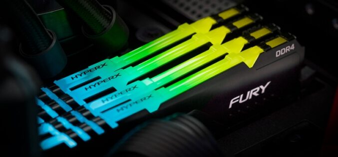 HyperX anuncia extensión de la línea de memoria FURY DDR4 RGB