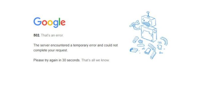 Colapso: Google comenzó la semana con falla mundial