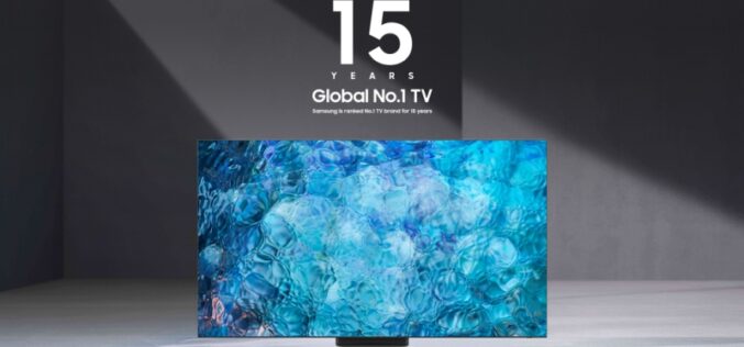 Samsung cumple 15 años como fabricante No. 1 de televisores a nivel mundial