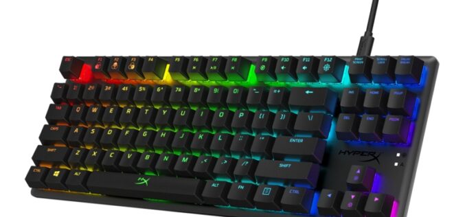 HyperX agrega los interruptores mecánicos Blue a su línea de teclados Alloy Origins Core