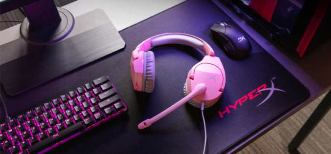 HyperX agrega una gama de rosas a la línea de audífonos para videojuegos Cloud Stinger