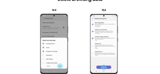 Samsung Internet 15.0 Beta ya está disponible con nuevas funciones y privacidad perfeccionada