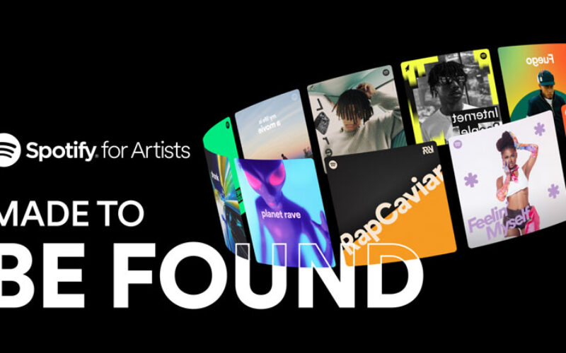 Spotify para Artistas lanza un nuevo micrositio Made to be Found 