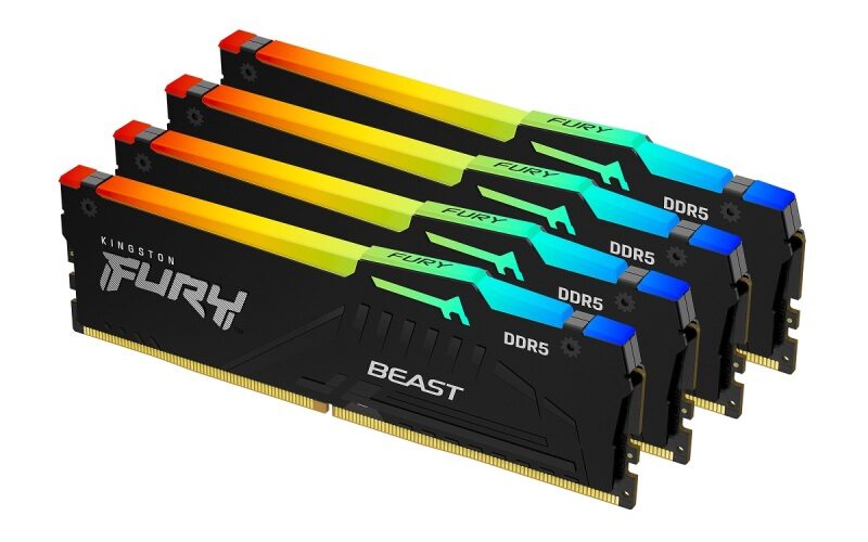 Nuevas memorias DDR5 con luces: Kingston lo hizo posible
