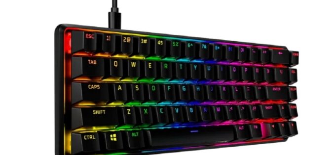 Lanzan teclado mecánico para videojuegos HyperX Alloy Origins 65 con colores personalizados