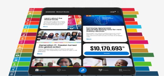 Samsung y la comunidad Galaxy generan más de US$ 10 millones para ayudar al mundo con Objetivos Globales 