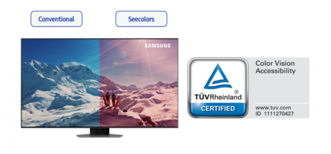 Samsung introduce SeeColors Mode en la línea de televisores y monitores 2023