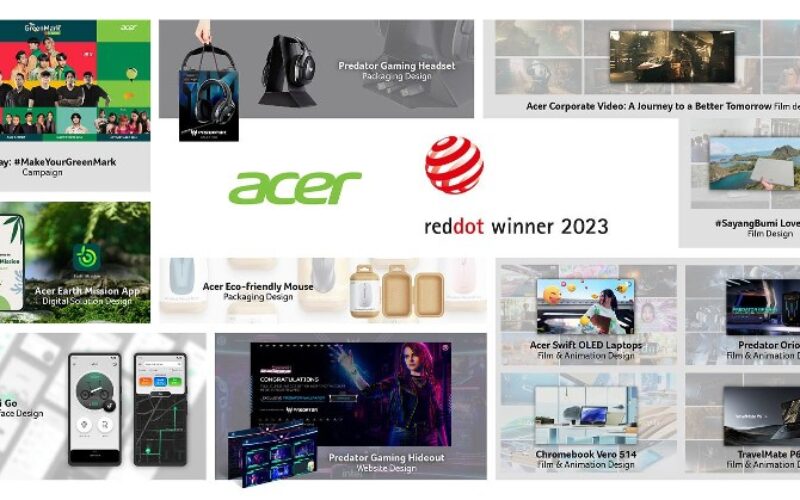 Campañas y soluciones digitales de Acer que abogan por la sostenibilidad reconocidas por los premios Red Dot