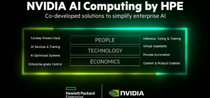 Anuncian “NVIDIA AI Computing by HPE” para acelerar la revolución industrial de la IA generativa