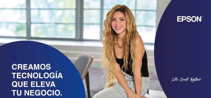 Epson y Shakira expanden su alianza para potenciar la creatividad y la innovación en el sector empresarial